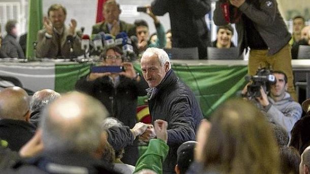 Sañudo: "Se ha ganado el primer partido en Segunda División gracias a la afición"