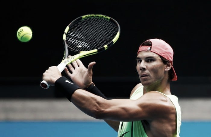 Rafael Nadal: "Pese a no haber jugado todavía un partido oficial, me siento bien"