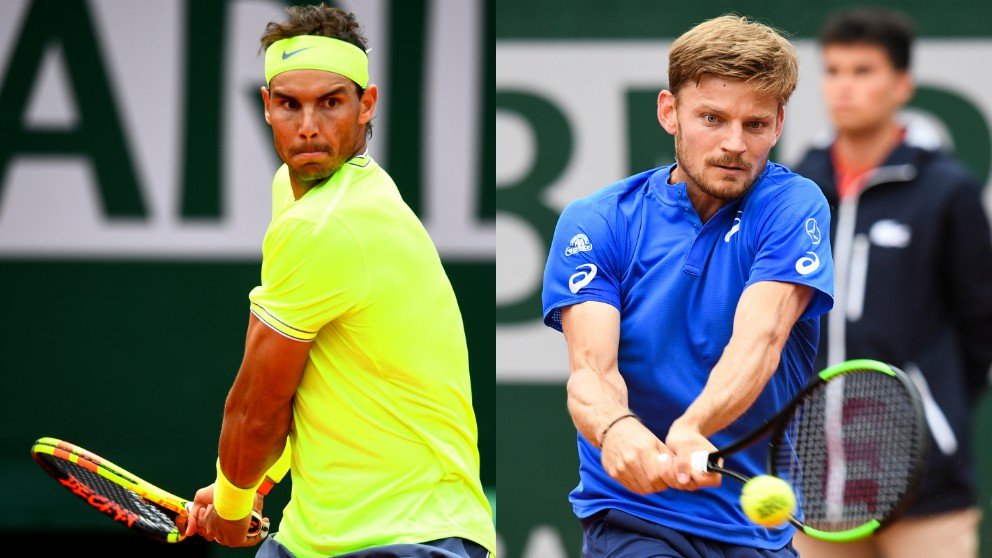 Summary and highlights of Nadal 2-1 David Goffin IN Open Madrid