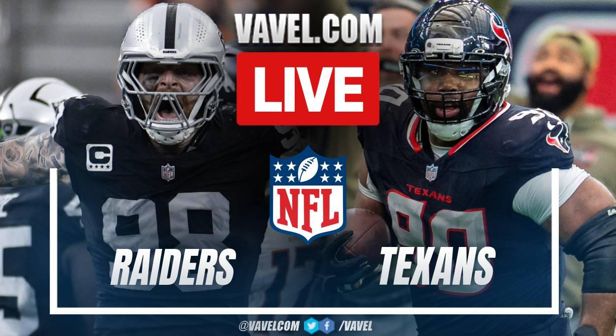 Las Vegas Raiders vs Houston Texans LIVE Score Updates (0-0)
