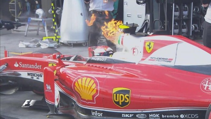 F1, Raikkonen ha rotto il... turbo!