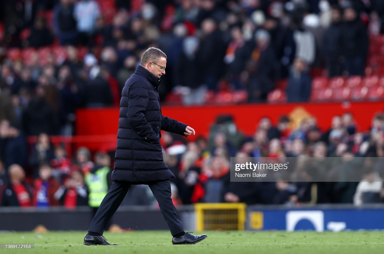 Manchester United manager Ralf Rangnick 'not happy' after 1-1 draw against Leicester City