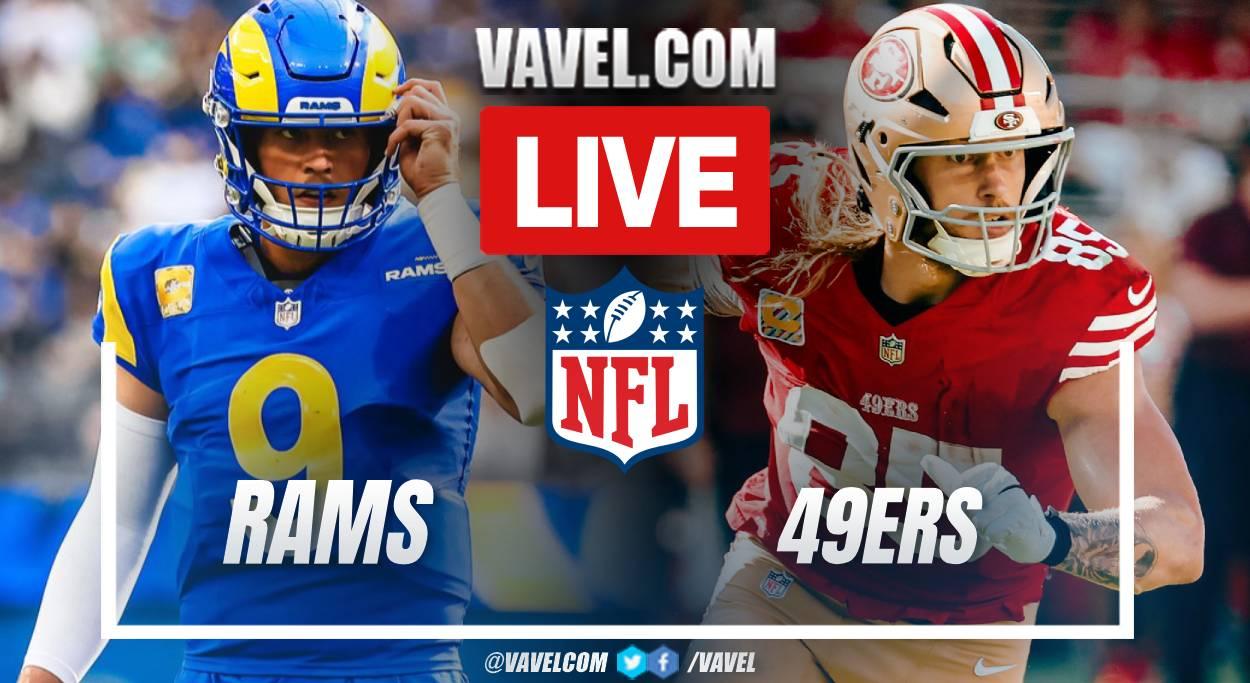 Los Angeles Rams vs San Francisco 49ers LIVE Score Updates in NFL Game
