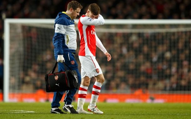 Wenger concerned by latest Ramsey injury