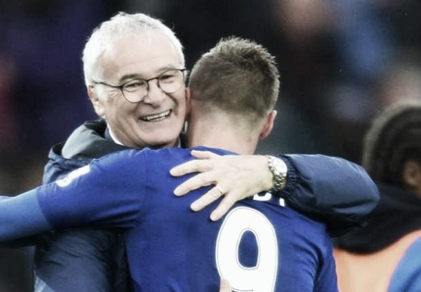 Ranieri: "Es difícil crecer tan rápidamente como lo ha hecho Vardy, es un jugador fantástico"