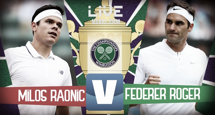 Risultato Milos Raonic - Roger Federer in diretta, LIVE Wimbledon 2017 (0-3)