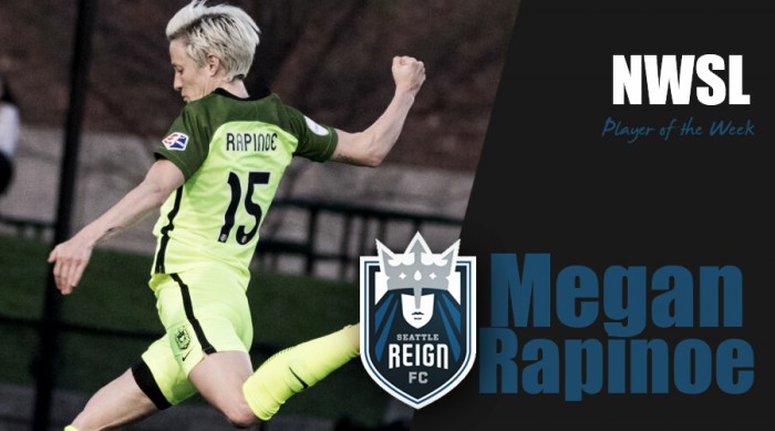 Megan Rapinoe named NWSL Player of the Week