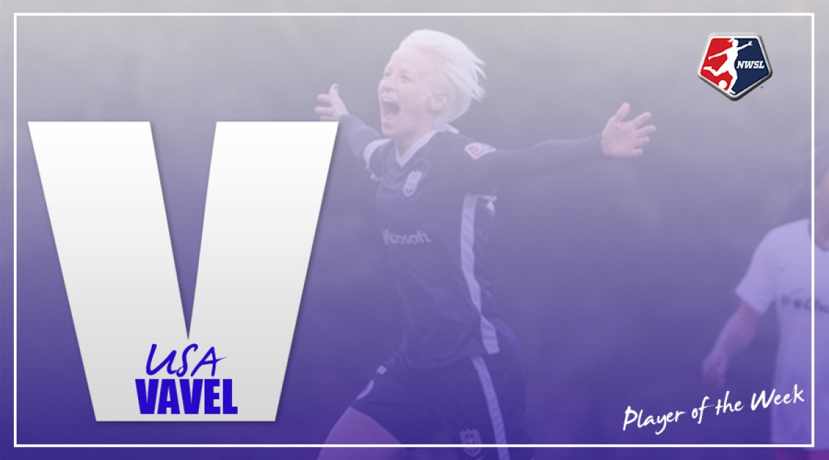 Megan Rapinoe named the Week 7 NWSL Player of the Week