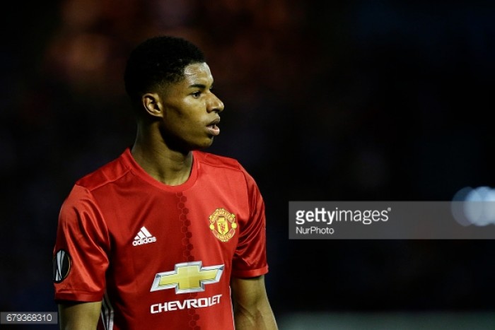 Marcus Rashford's curler gives Manchester United foothold in Europa League semi-final Marcus Rashford's curler gives Manchester United foothold in Europa League semi-final