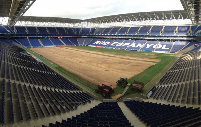 El RCDE Stadium tendrá un nuevo césped