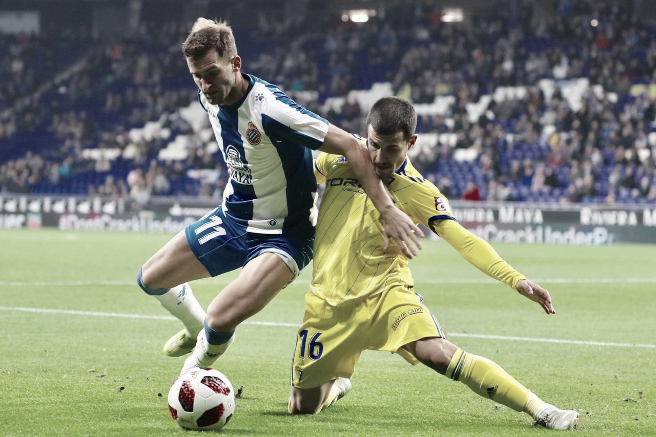 El Espanyol sigue vivo en la Copa tras ganar por la mínima al Cádiz
