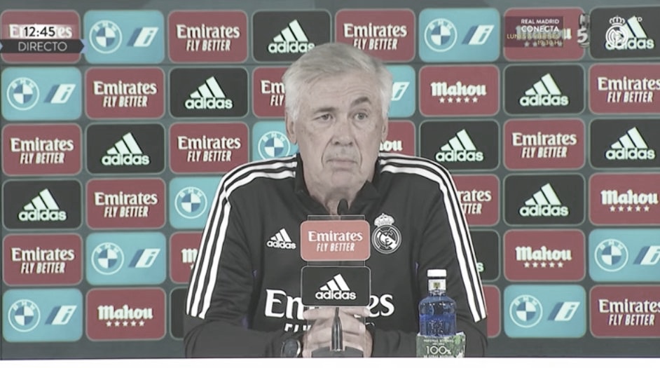 Ancelotti: "Tenemos una plantilla muy buena en todas las posiciones"