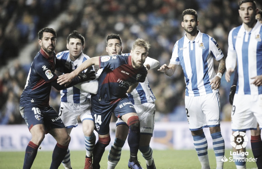 Previa Real Sociedad - SD Huesca: a casa del líder sin reblar