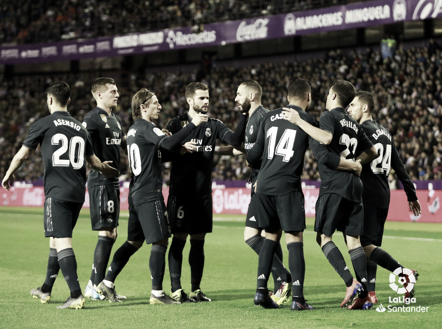 R.Valladolid - R.Madrid: puntuaciones del Real Madrid en la jornada 27 de LaLiga Santander