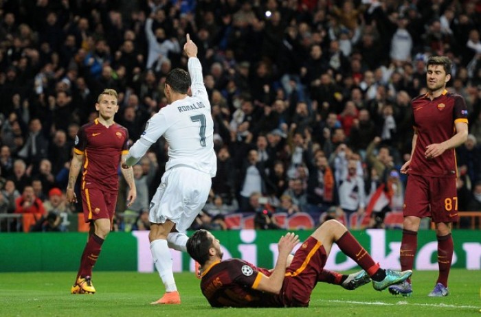 Champions League, nessuna impresa della Roma, Real ai quarti: 2-0 al Bernabeu