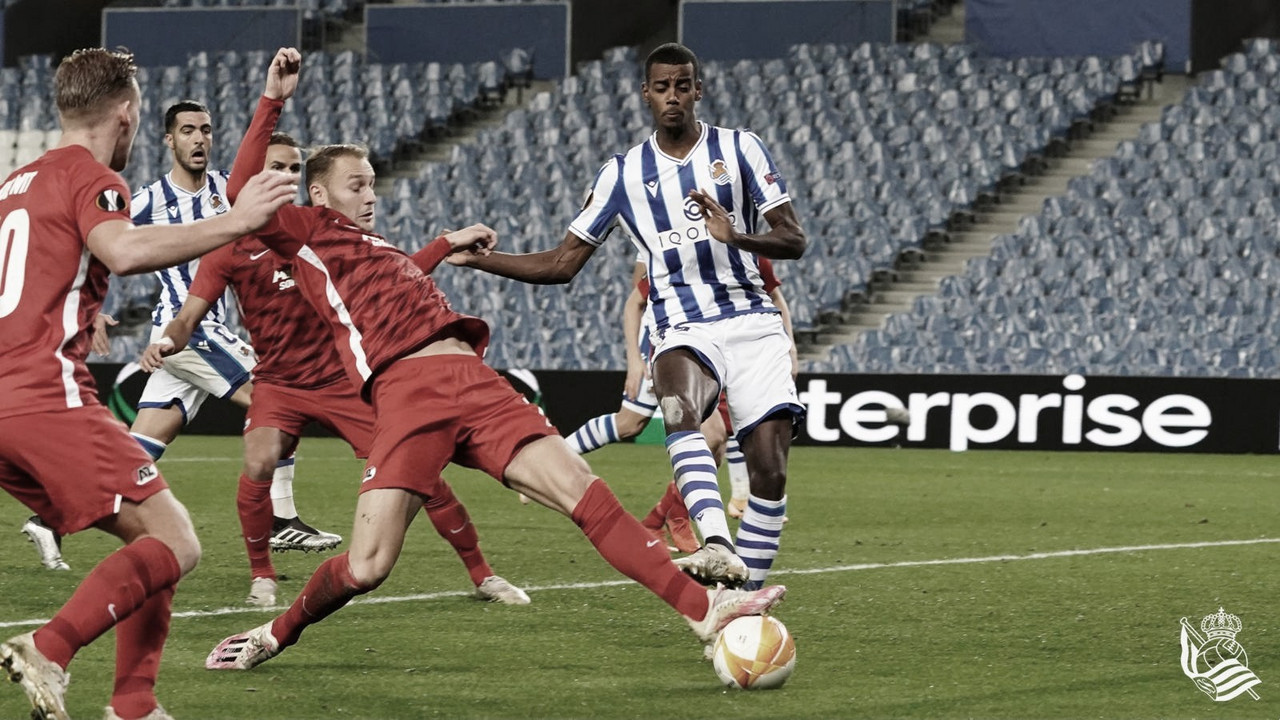Real
Sociedad controla partida e vence AZ Alkmaar com tranquilidade