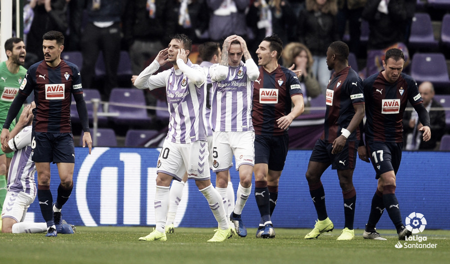 Real Valladolid y Eibar suman
un punto más en la clasificación
