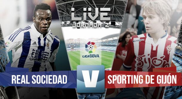 Resultado Real Sociedad - Sporting de Gijón en Liga BBVA 2015 (0-0)