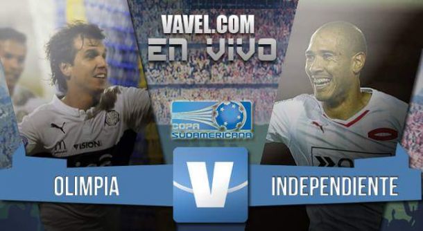 Resultado Olimpia - Independiente en Liga Argentina 2015 (0-0)