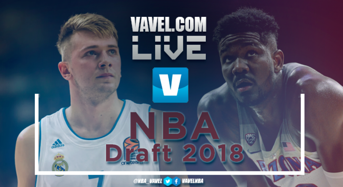 Resumen Draft NBA 2018  selecciones 1 al 14
