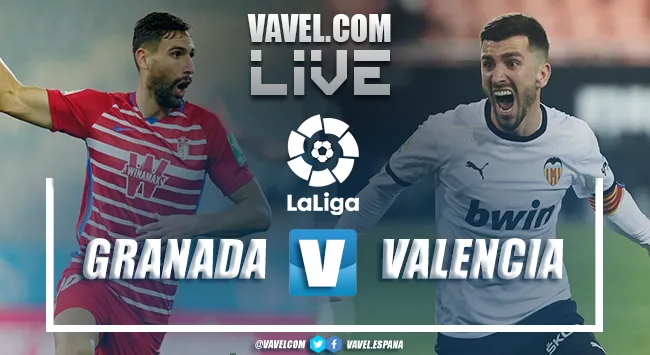 Resumen Granada CF 1-1 Valencia CF en LaLiga 21-22
