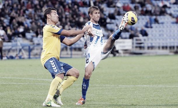 Resultado Recreativo de Huelva - Las Palmas en la Liga Adelante 2014 (1-3)