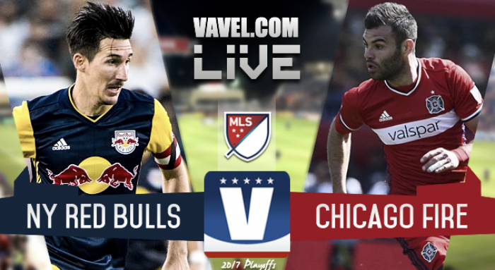 Result and Scores of Chicago Fire 0-4 New York Red Bulls in the Audi 2017 MLS Cup Playoffs