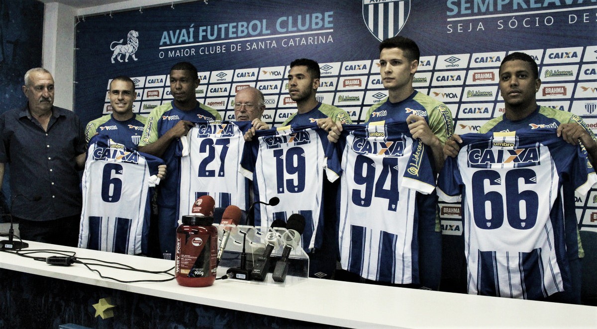 Três retornos e duas novidades: Avaí apresenta cinco reforços para sequência da temporada Três retornos e duas novidades: Avaí apresenta cinco reforços para sequência da temporada