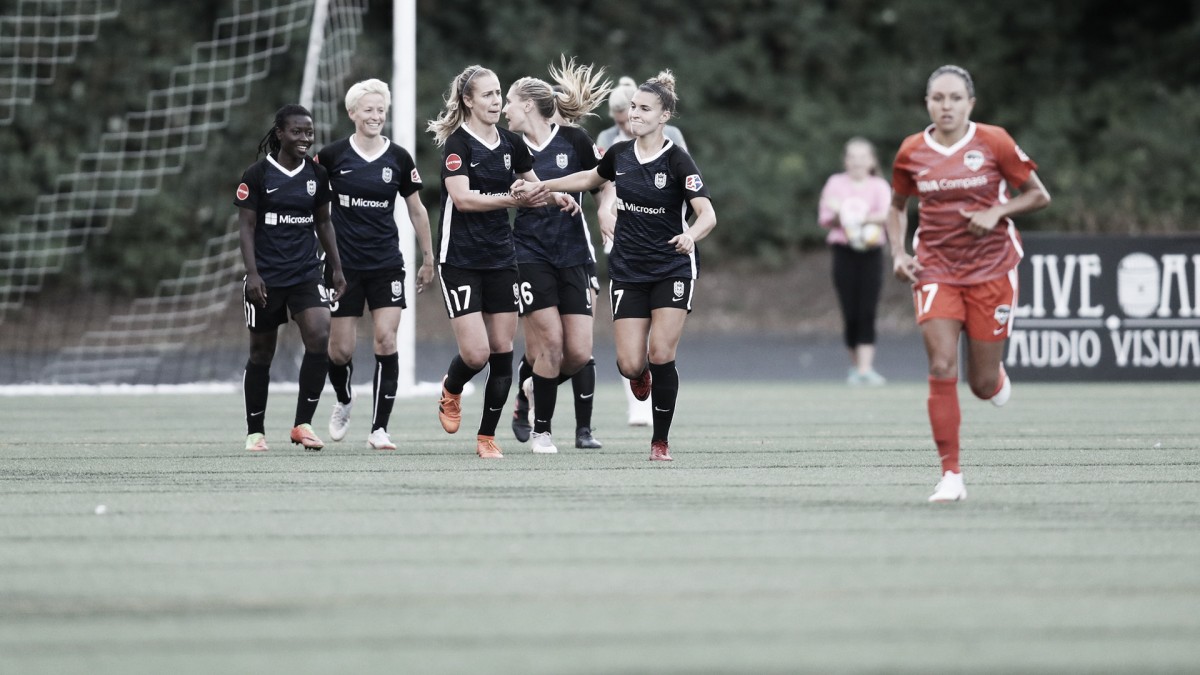 Seattle Reign FC stay in second place with a 3-1 win over the Houston Dash