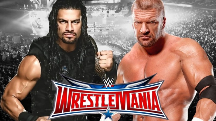 Triple H-Roman Reigns Match Now No Disqualification