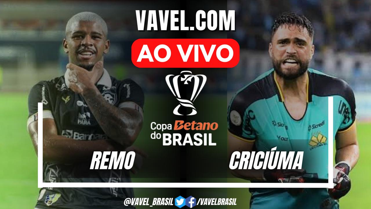 Gols e melhores momentos de Remo 1-2 Criciúma em Copa Betano do Brasil ...