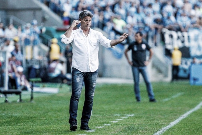 Renato Gaúcho reconhece dificuldade e lamenta derrota "Erramos e sofremos com o gol"