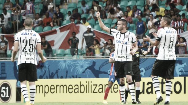 Mano valoriza atuação do Corinthians na vitória contra o Bahia:  "Me deixa muito feliz"