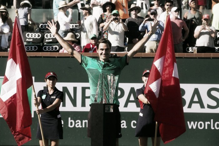 Atp Indian Wells, Federer: "La cavalcata continua. Vincere qui non era nei piani"