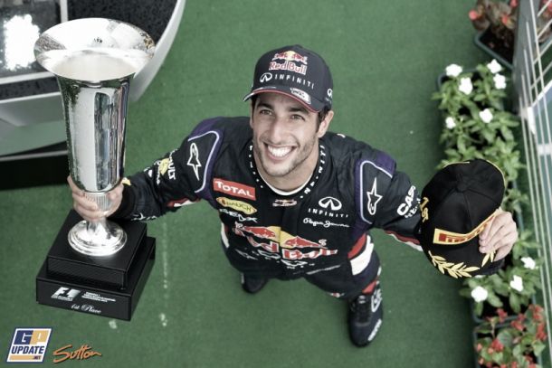 Daniel Ricciardo: "Quiero dar las gracias al equipo"