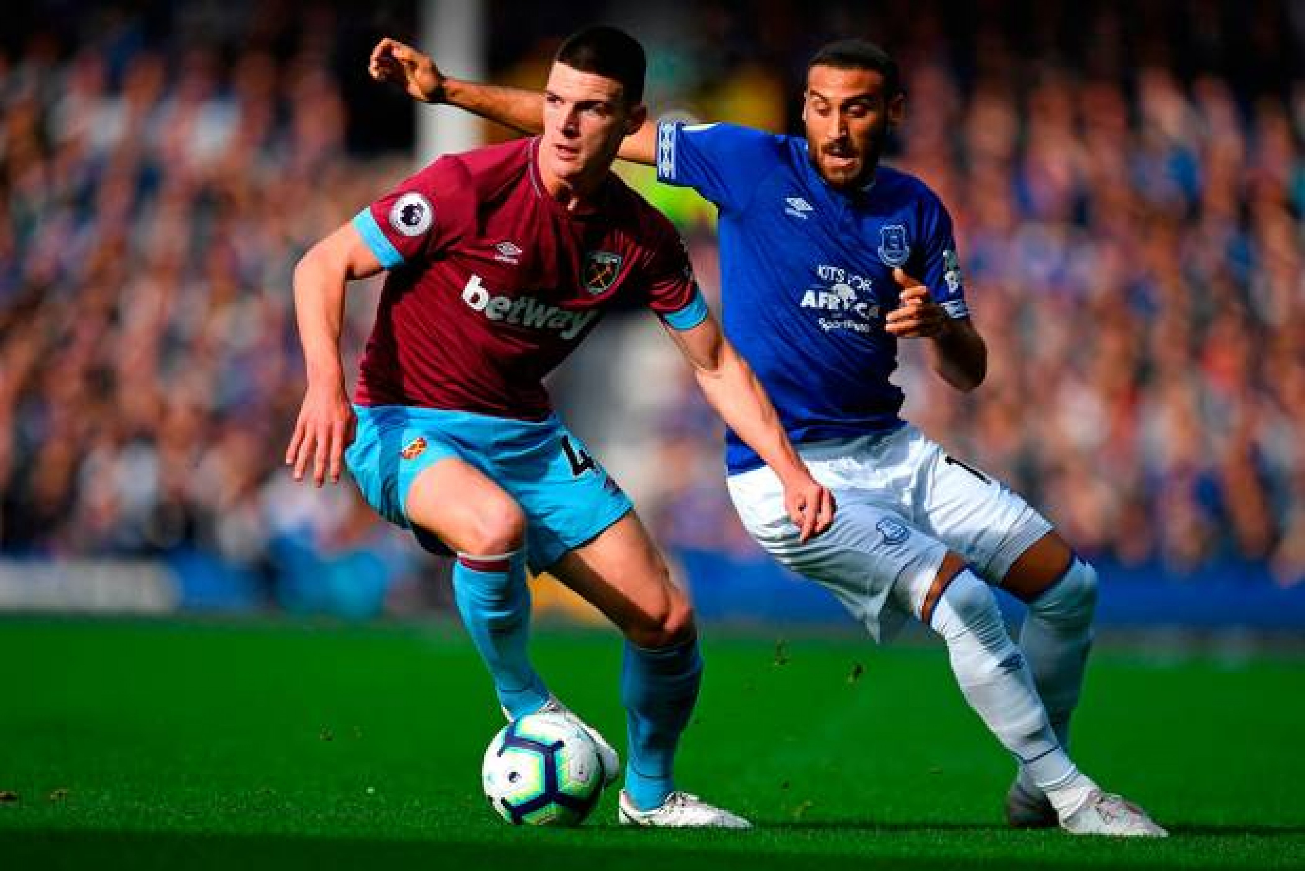 Declan Rice praises his teams near perfect performance in 3-1 win against Everton.