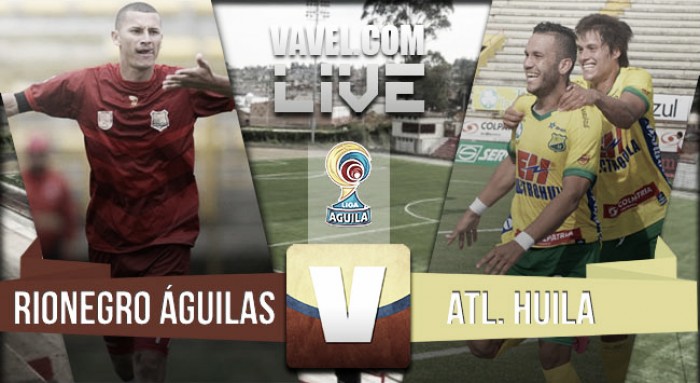 Resultado Rionegro Águilas - Atlético Huila en la Liga Águila 2016-I (3-1)