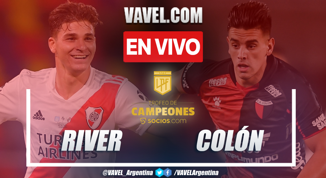 Resumen y goles: River 4-0 Colón en Trofeo de Campeones 2021