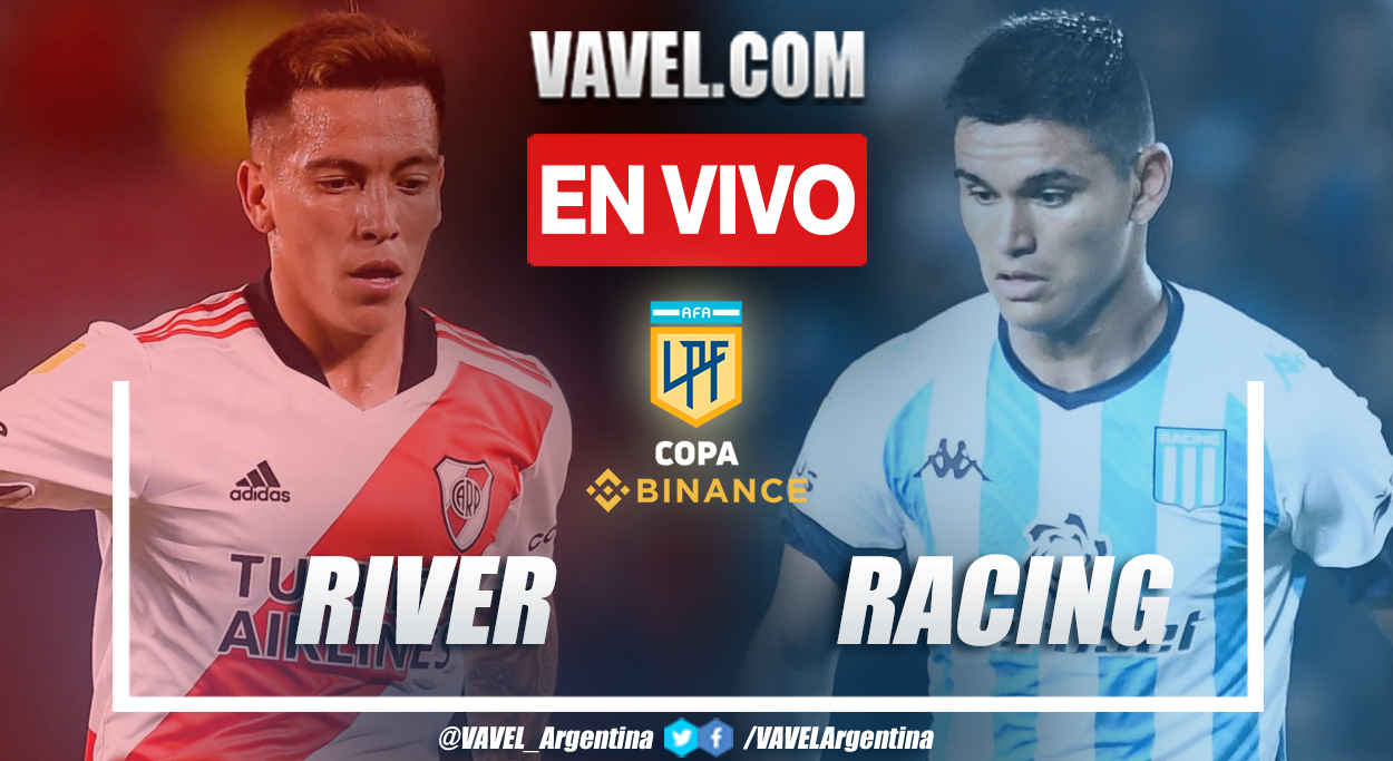 Resumen y goles: River 2-2 Racing en Copa de la Liga Argentina 2022