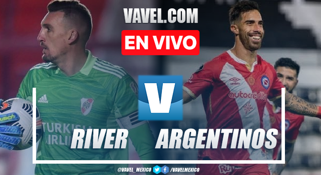 Goles y resumen del River Plate 2-1 Argentinos Jrs en Liga Argentina 2023