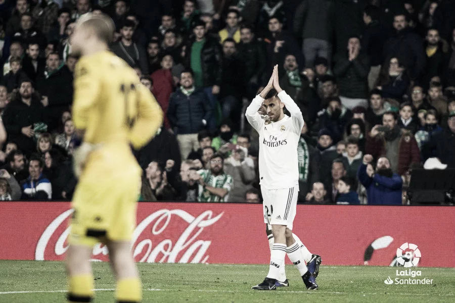 Dani Ceballos faz valer a 'lei do ex', e Real Madrid vence Bétis fora de casa