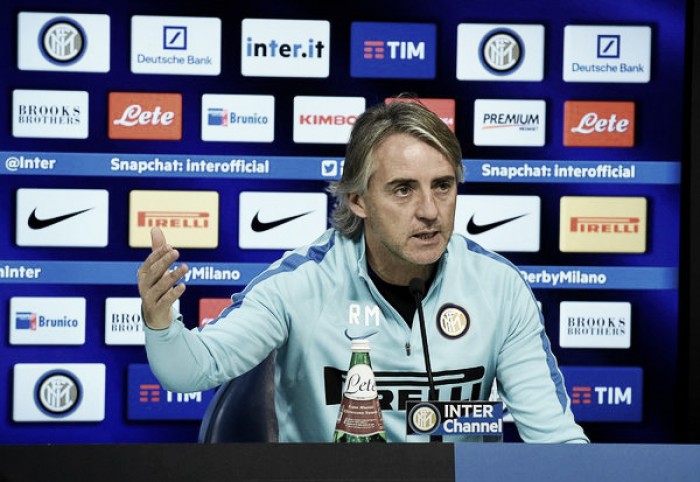 Inter, parla Mancini: "Non sono un frustrato. Resto ottimista: lottiamo per il 3° posto"