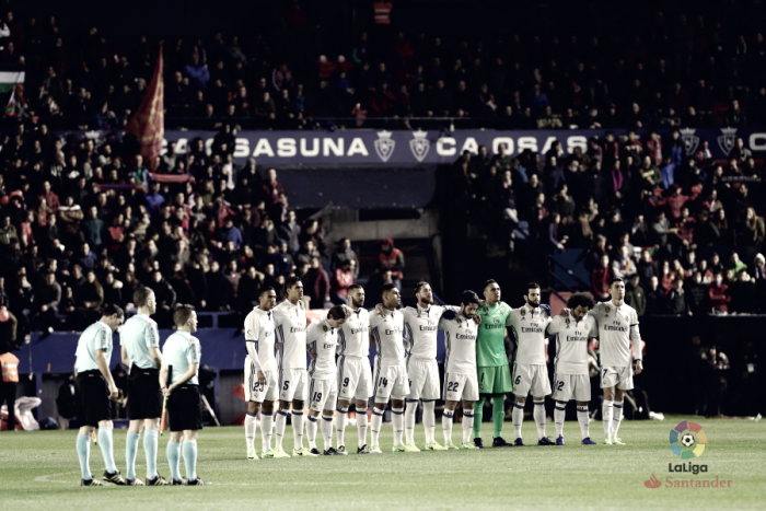 Osasuna - Real Madrid: puntuaciones del Real Madrid, jornada 22 de La Liga