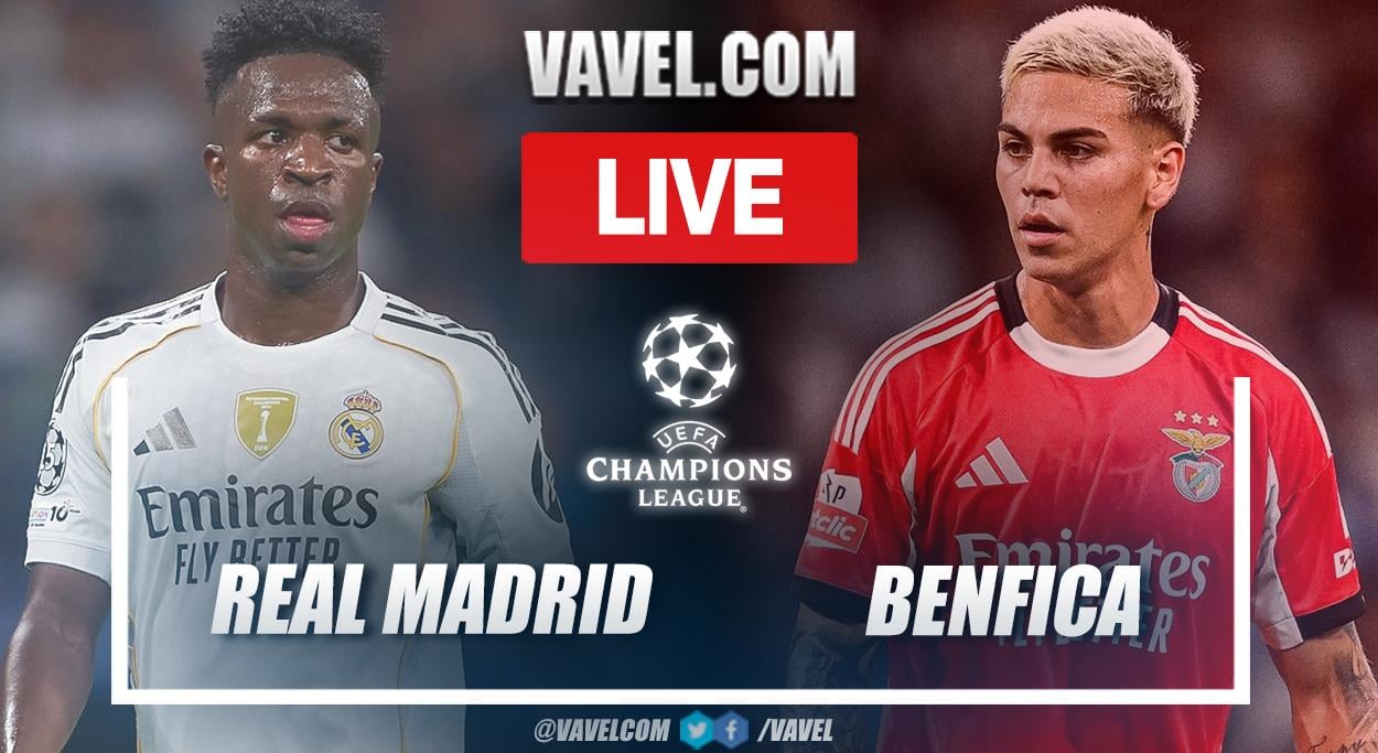 Goals and Highlights: Real Madrid vs Benfica in UEFA Champions League (2-1)