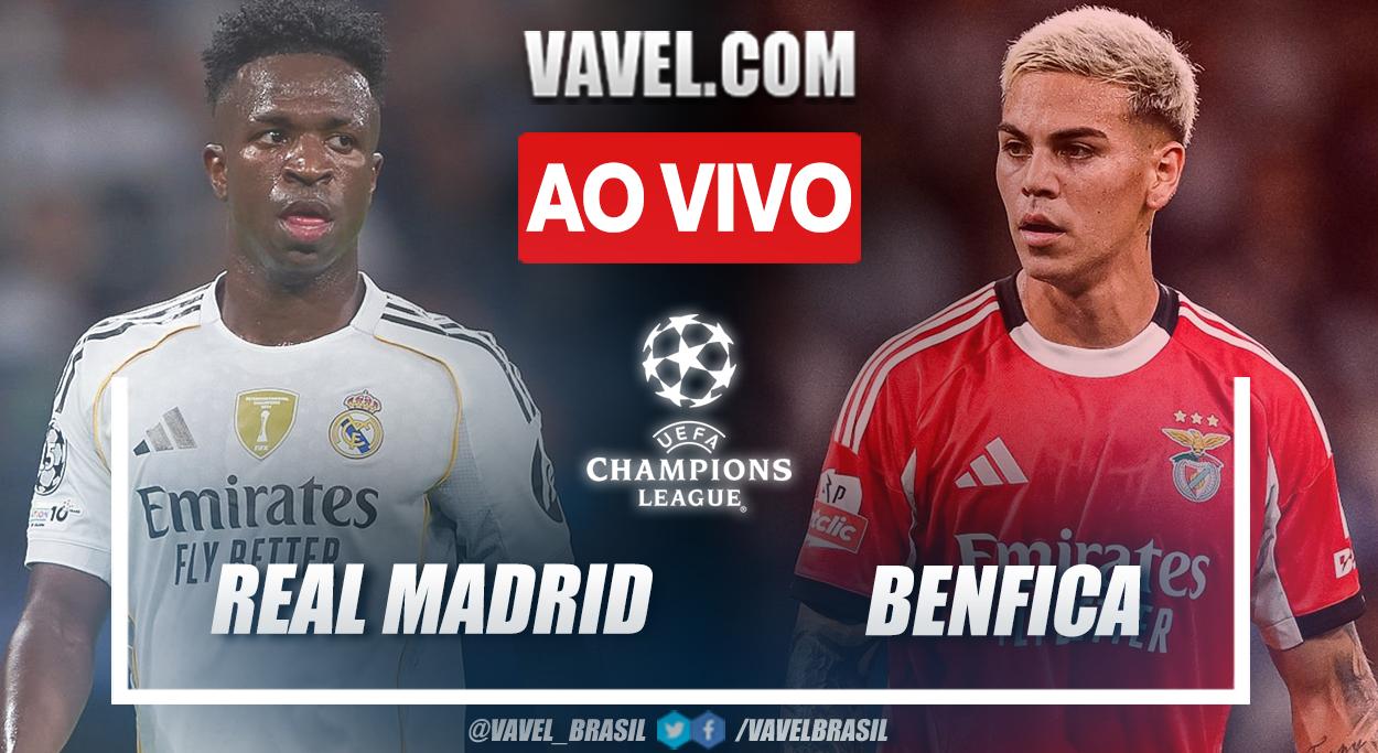 Gols e melhores momentos de Real Madrid x Benfica pela Liga dos ...