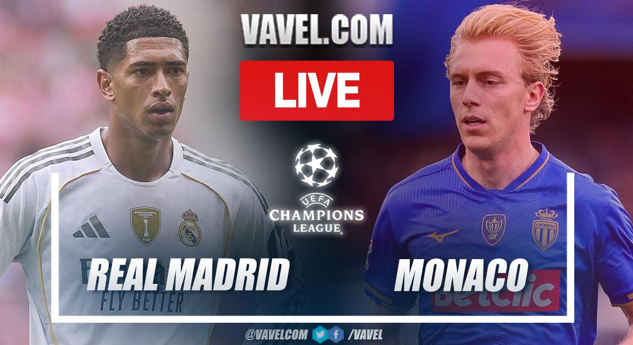 Real Madrid vs Monaco LIVE Score Updates: Mbappé's double (2-0)