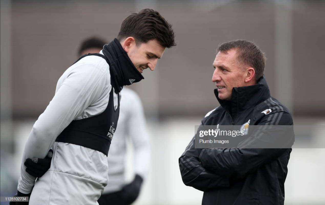 'Nothing to add' on Harry Maguire speculation states Brendan Rodgers