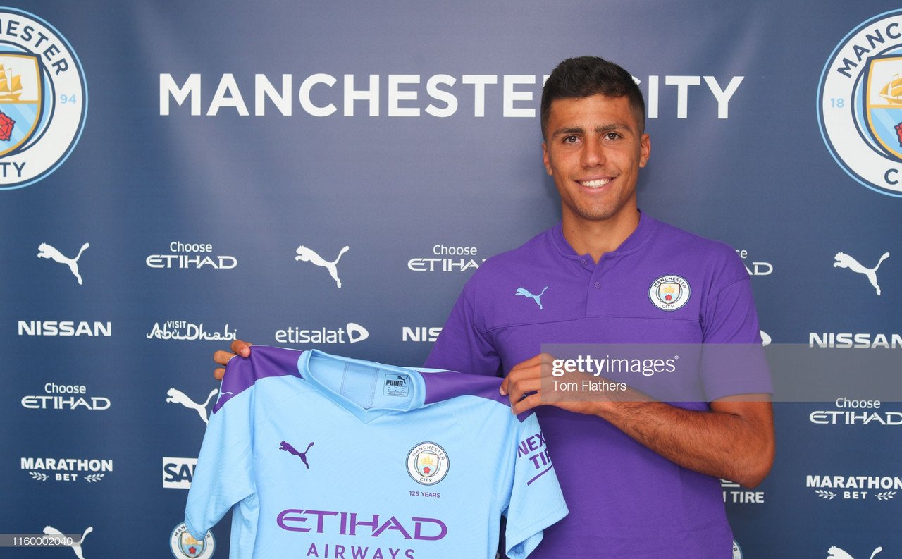 Manchester City break transfer record to sign Rodri