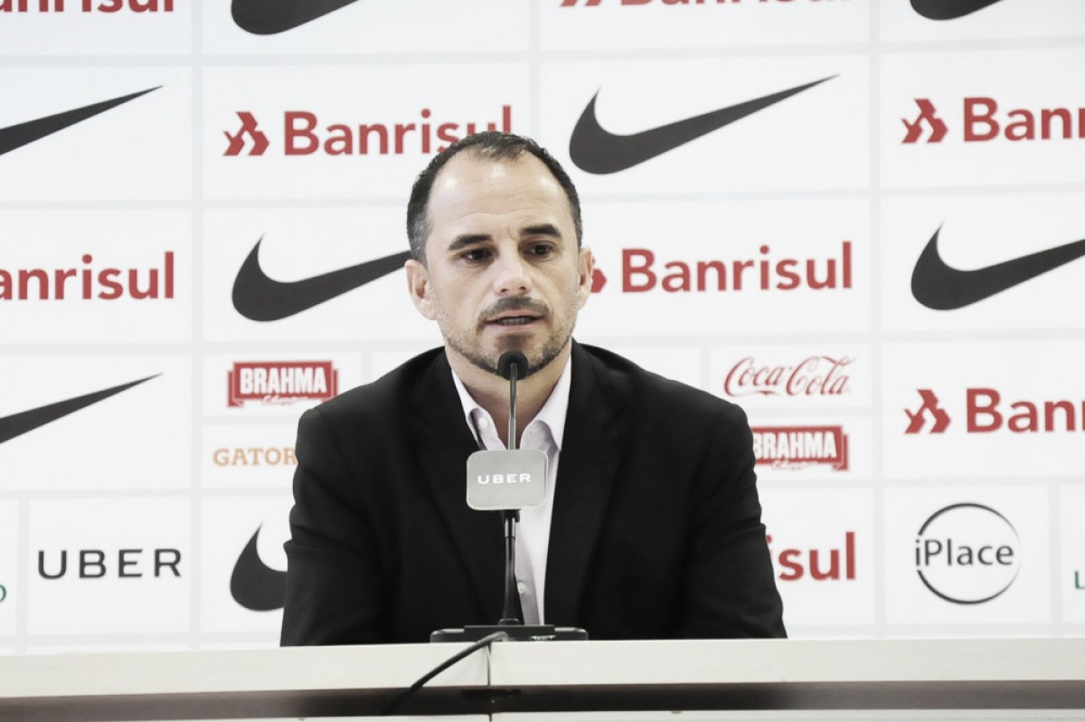Rodrigo Caetano é apresentado no Internacional e vibra: "É um dos maiores do futebol mundial"