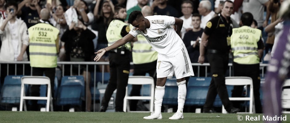 

Rodrygo: “Siempre que marco con la
camiseta del Real Madrid es una emoción”
